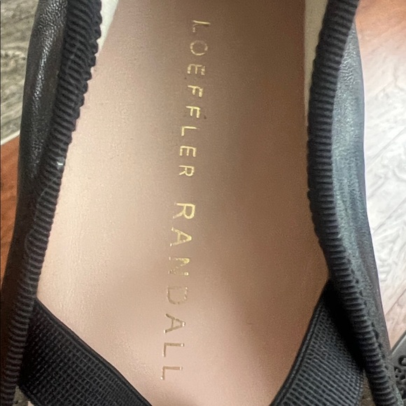 Black Leonie Ballet Flats - Picture 2 of 7